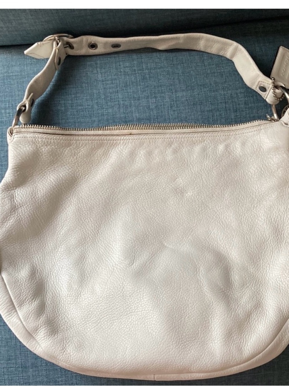 Coach Shoulder Bag Ali Leather Hobo B0969-13655 Soft Cream
Winter White - Picture 2 of 8